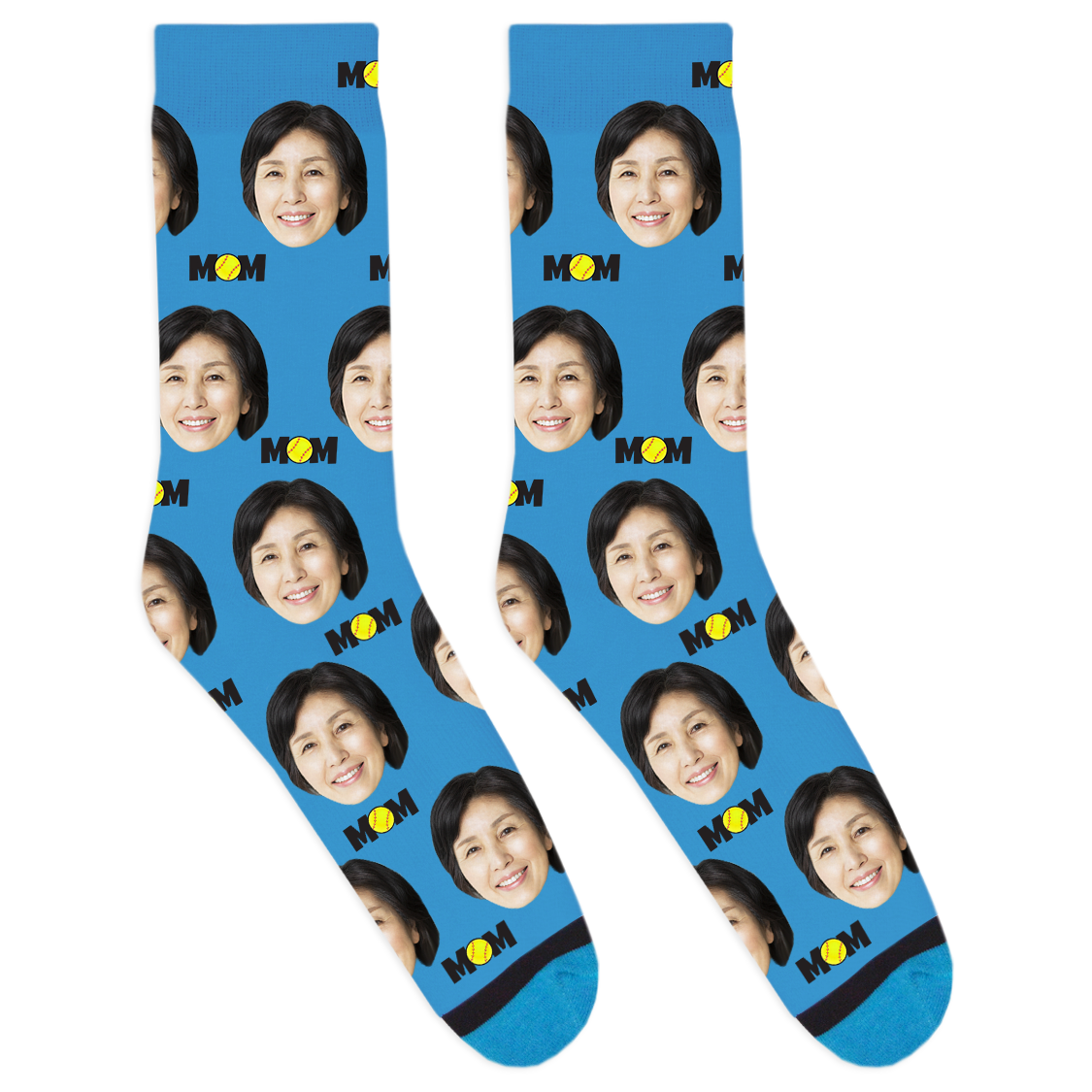 Custom Softball Mom Socks