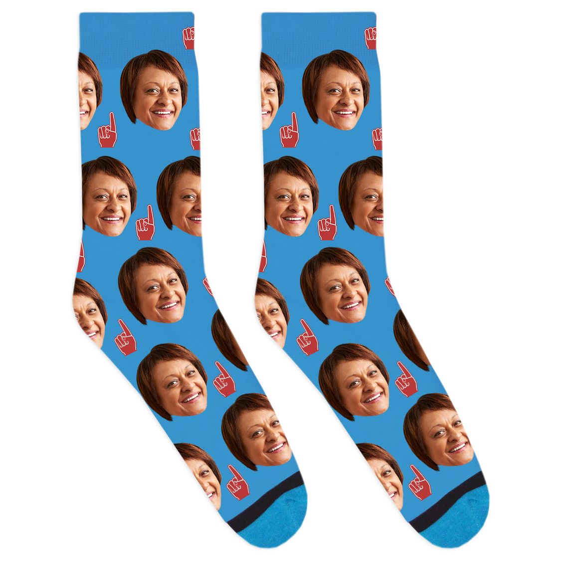 Custom Foam Finger Socks