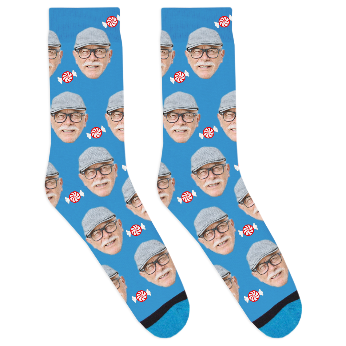 Custom Christmas Candy Socks