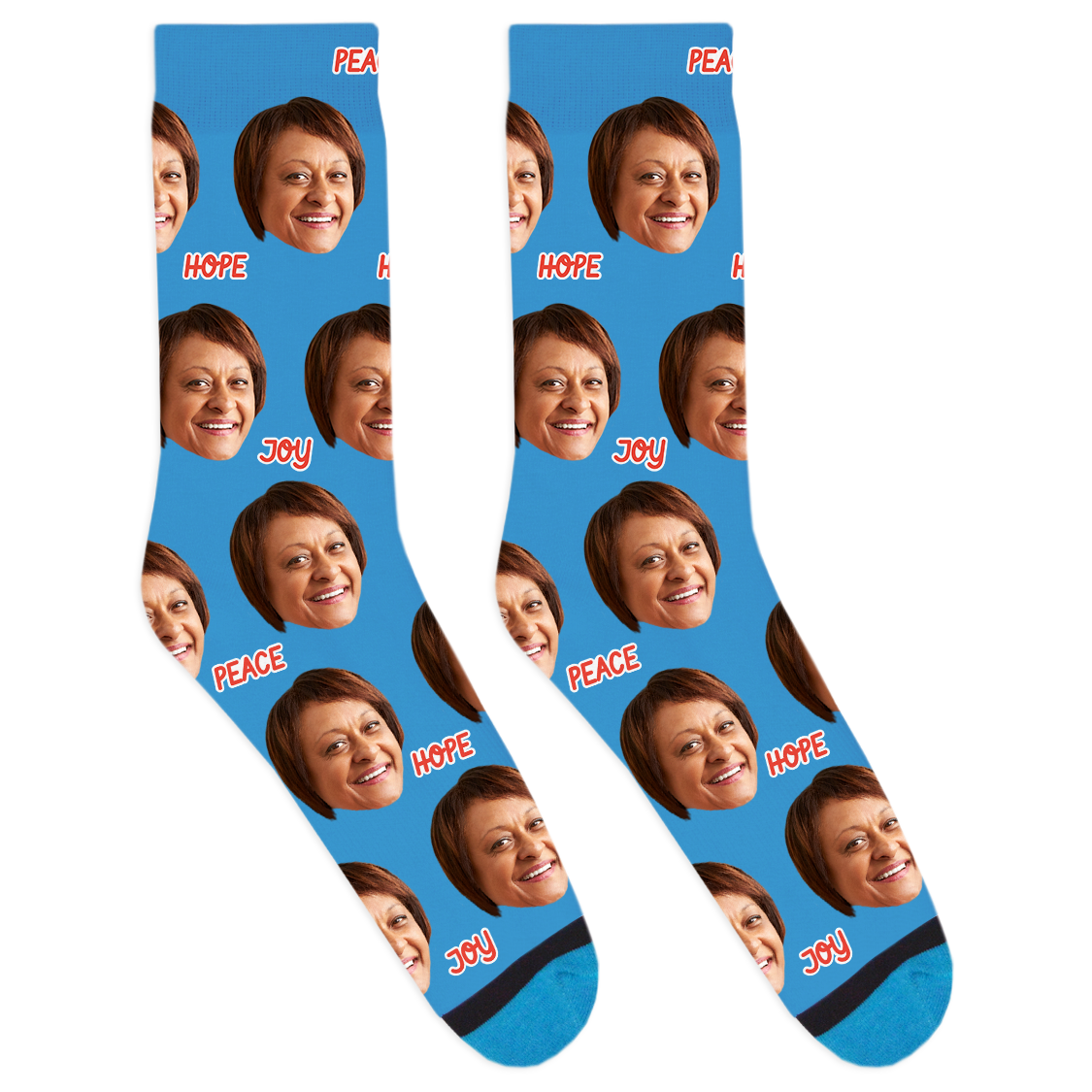 Custom Peace Hope Joy Socks