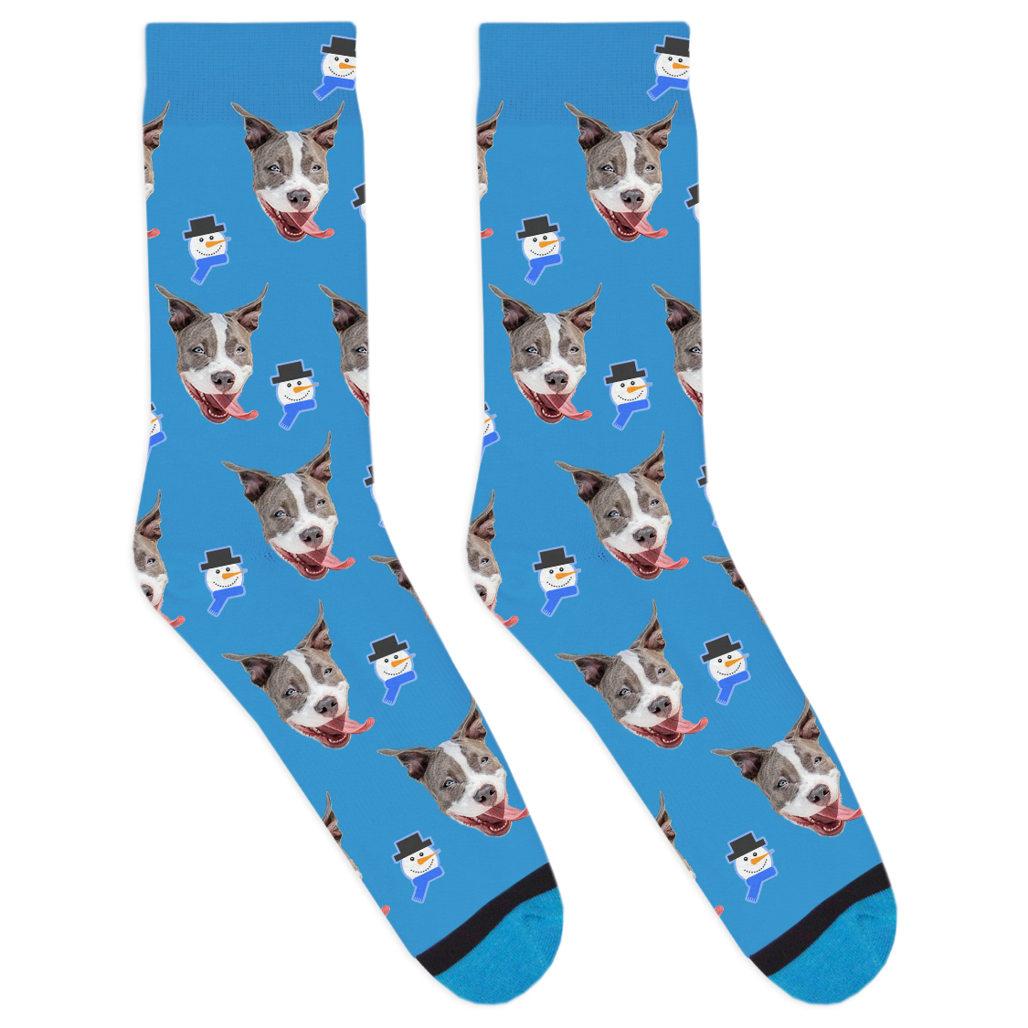 Custom Snowman Socks