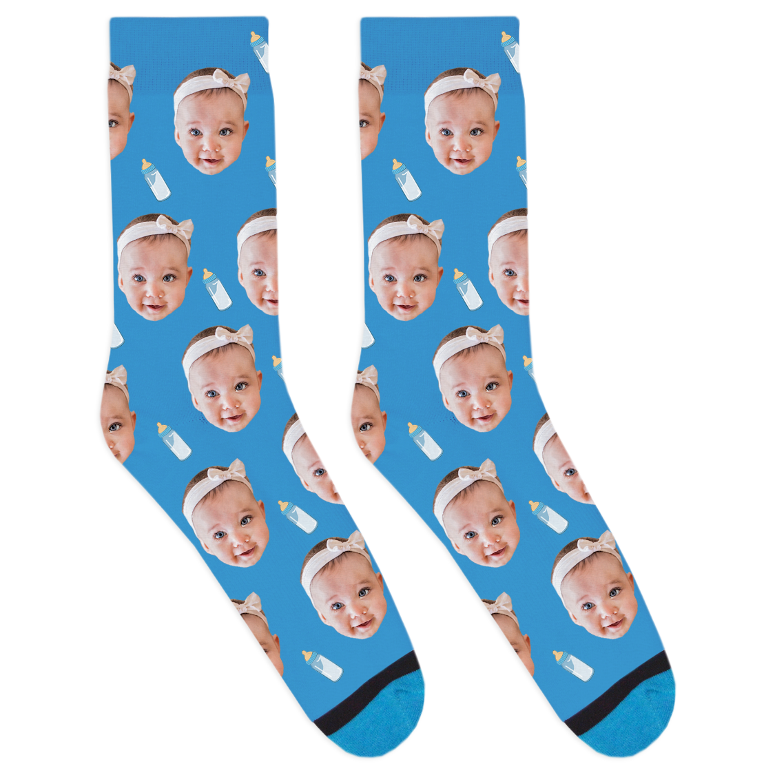 Custom Baby Bottle Socks