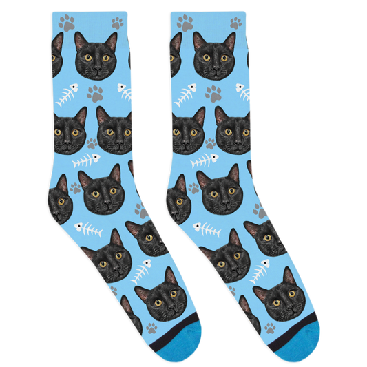 Custom Cat Socks