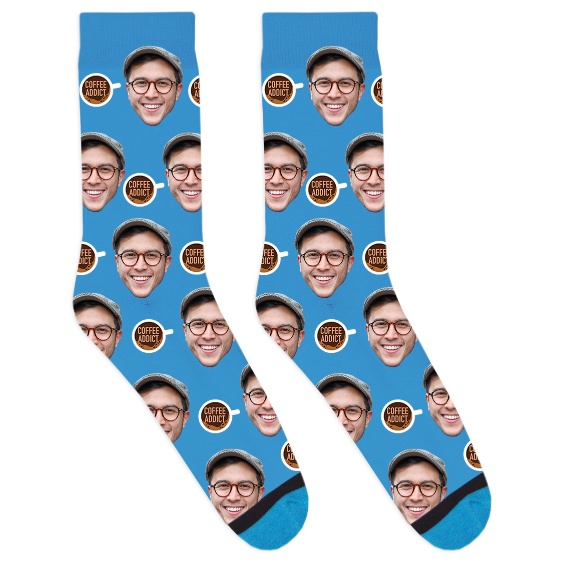 Custom Coffee Addict Socks