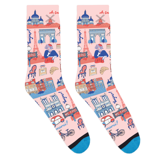 Bonjour Paris Socks