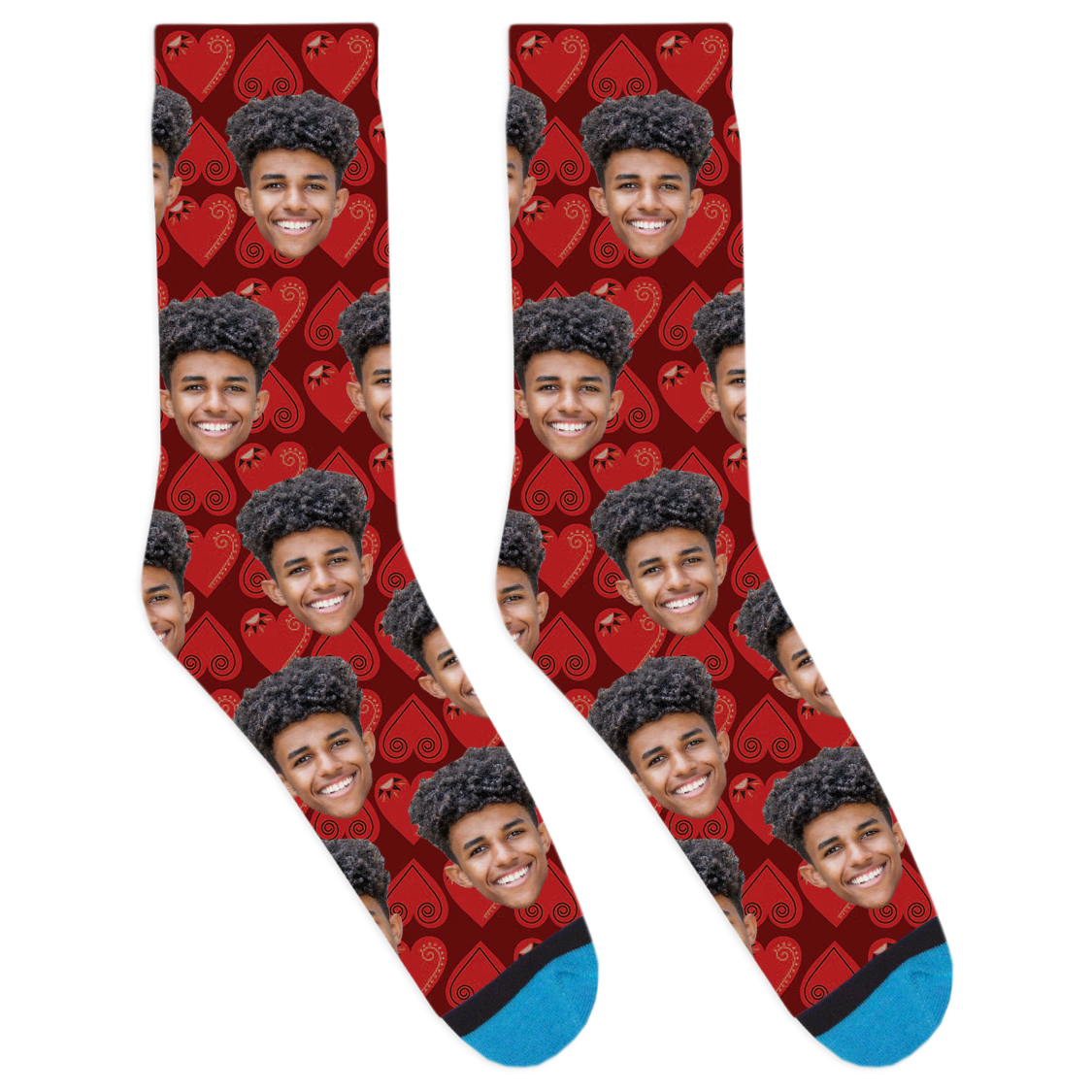 Custom Box of Hearts Socks