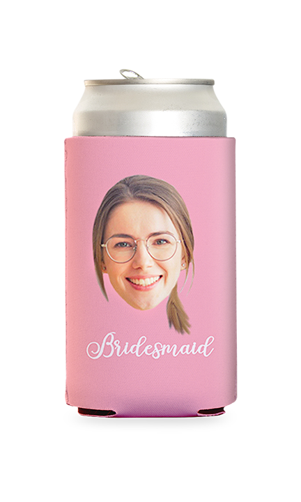 Custom Bridesmaid Can Cooler