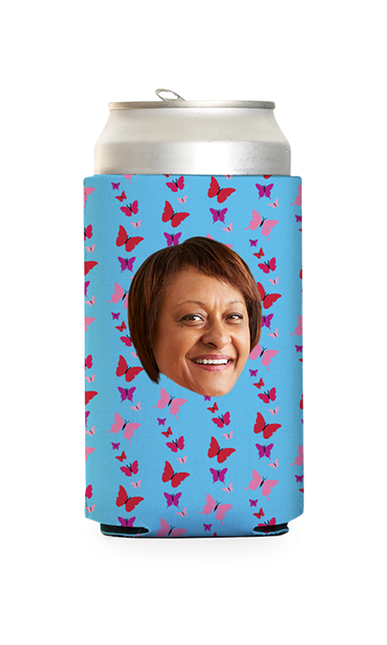 Custom Butterflies Can Cooler