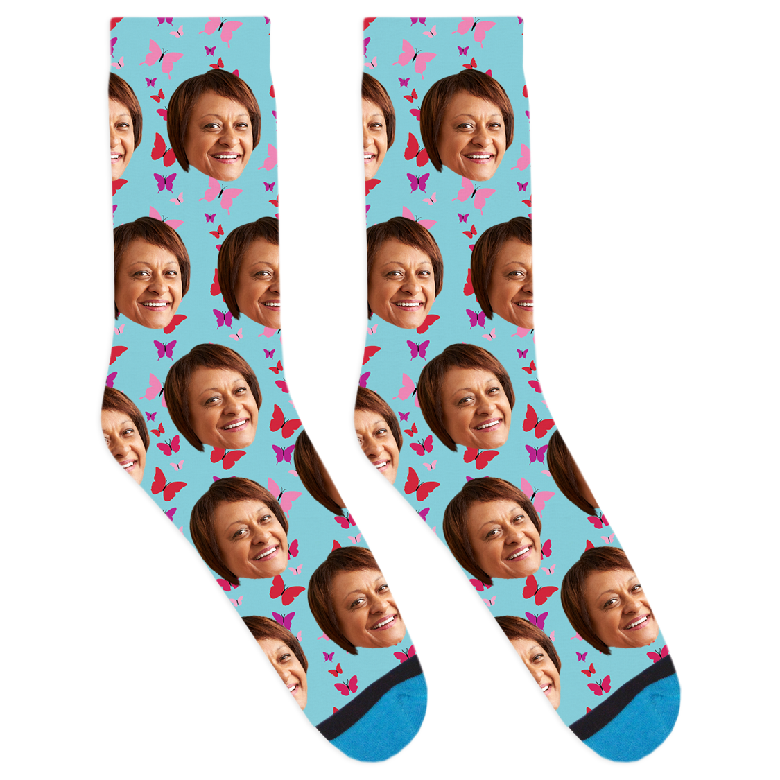Custom Butterflies Socks