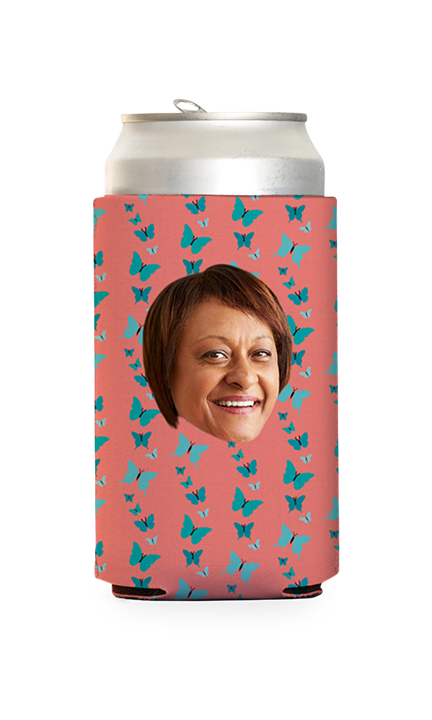 Custom Butterflies Can Cooler