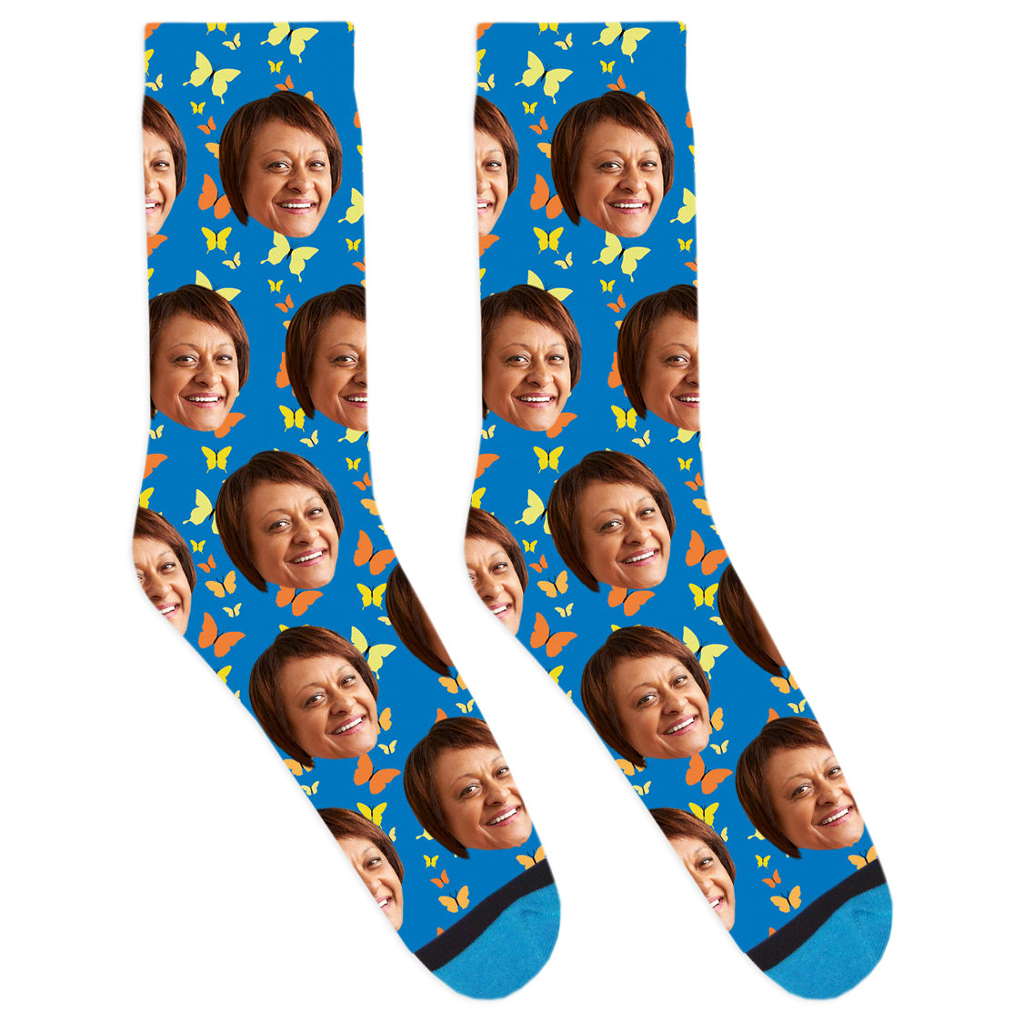 Custom Butterflies Socks