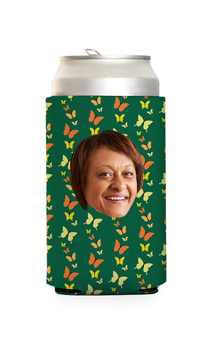Custom Butterflies Can Cooler