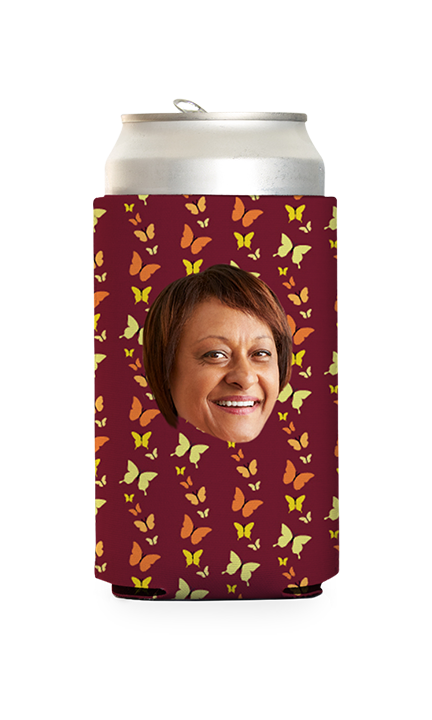 Custom Butterflies Can Cooler