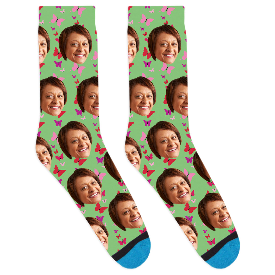 Custom Butterflies Socks
