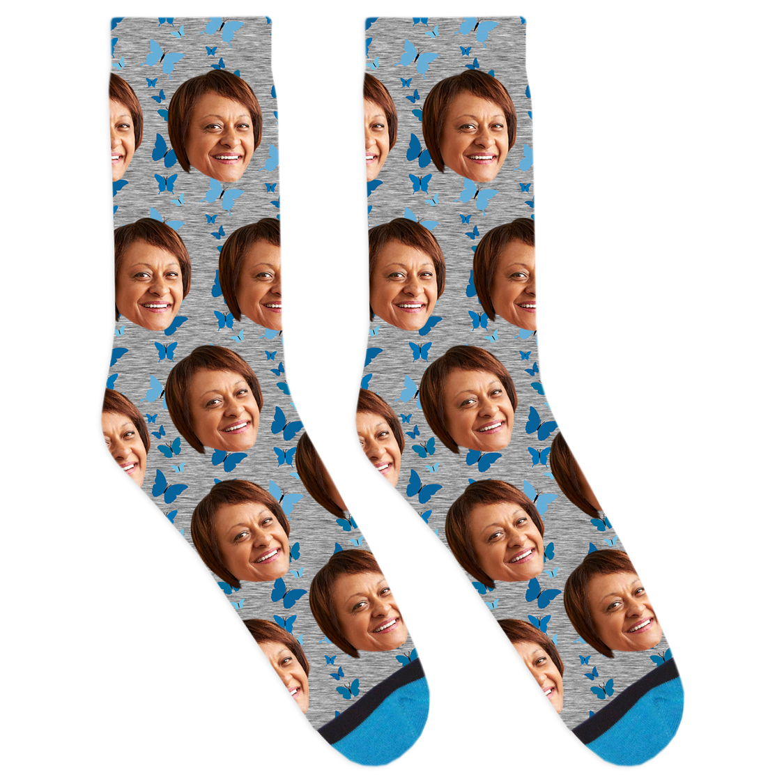Custom Butterflies Socks