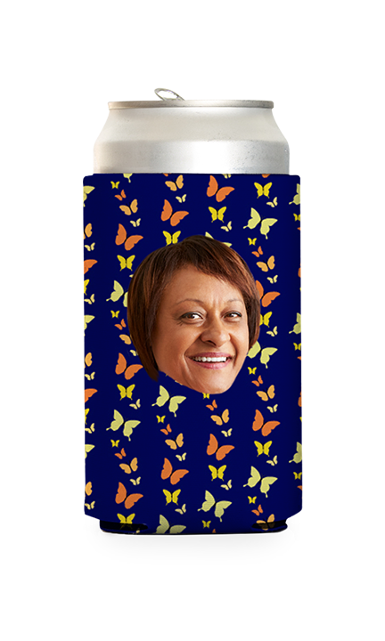 Custom Butterflies Can Cooler