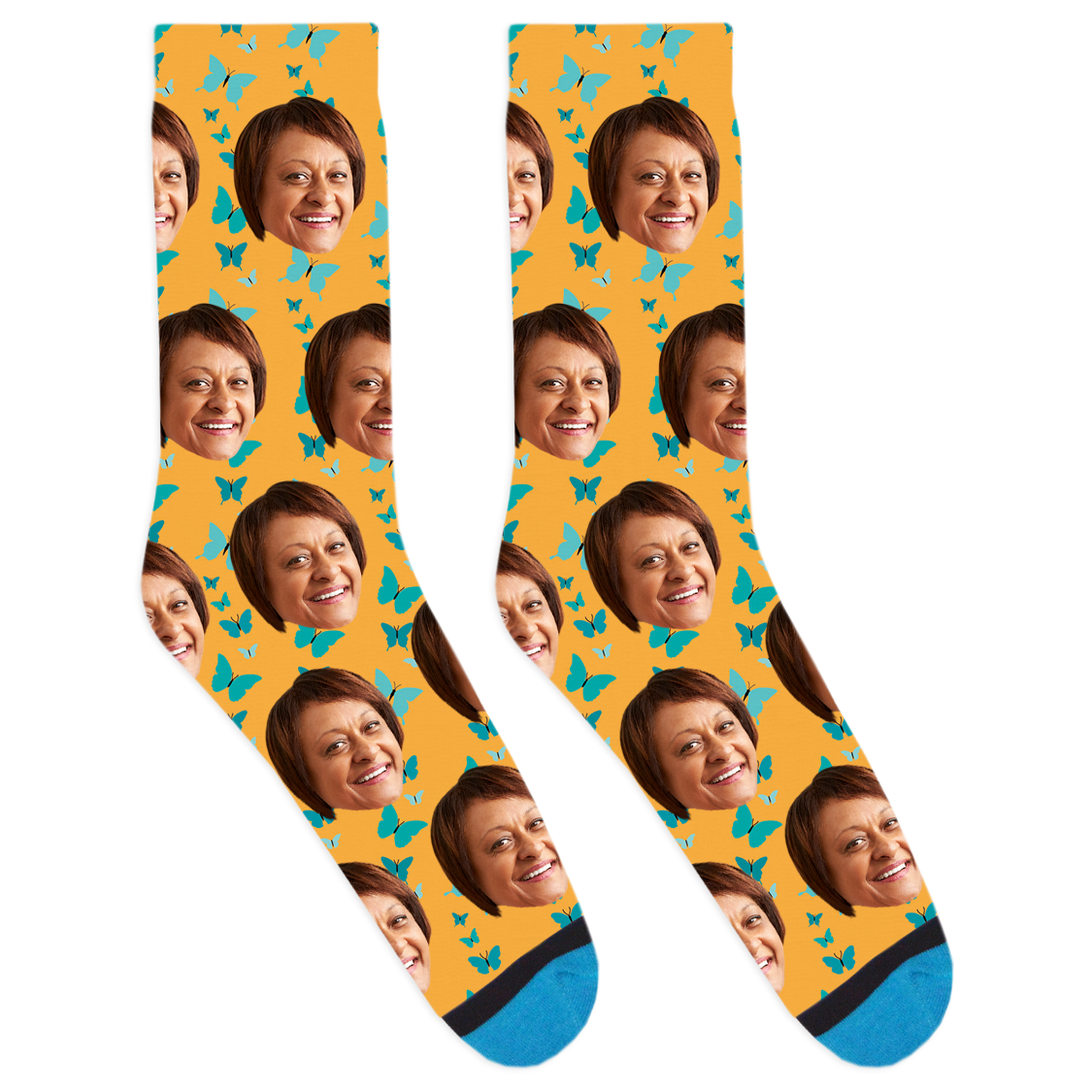Custom Butterflies Socks