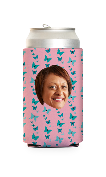 Custom Butterflies Can Cooler