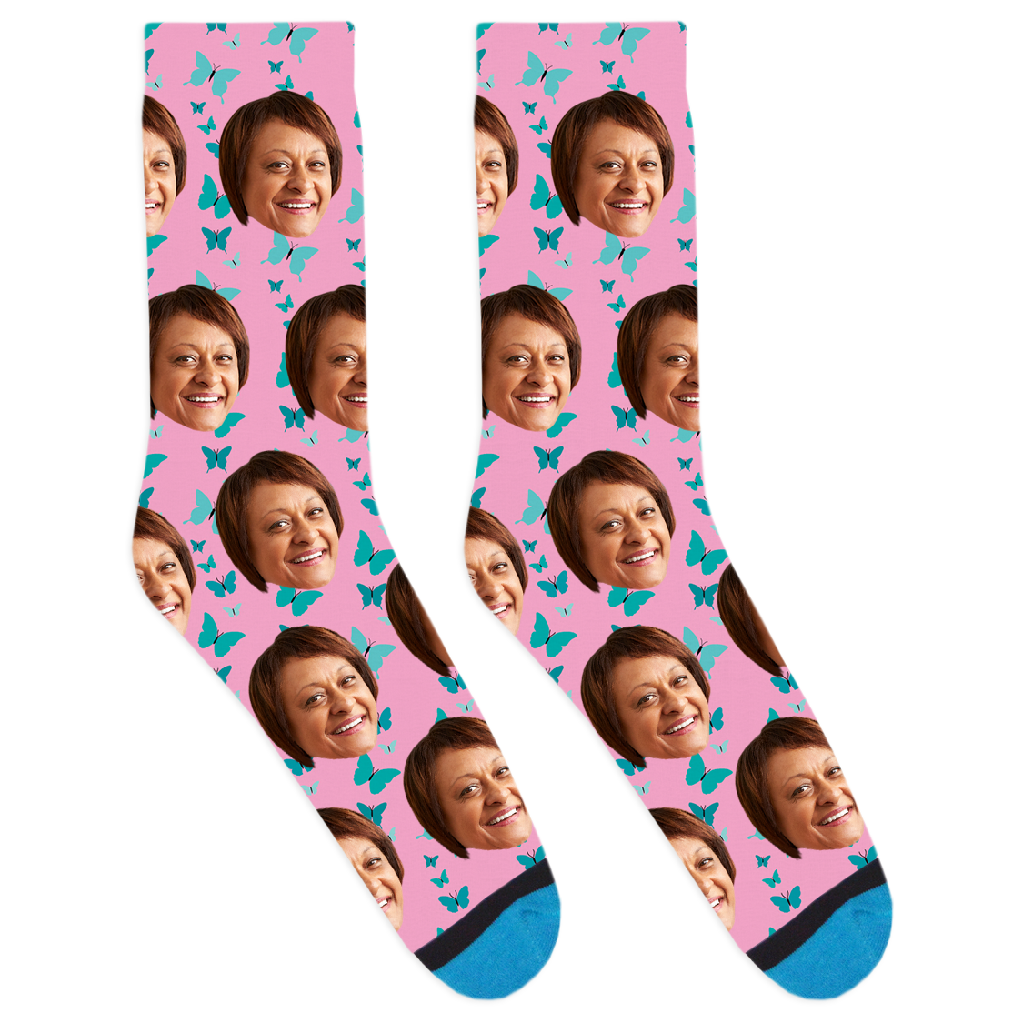 Custom Butterflies Socks