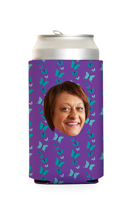 Custom Butterflies Can Cooler