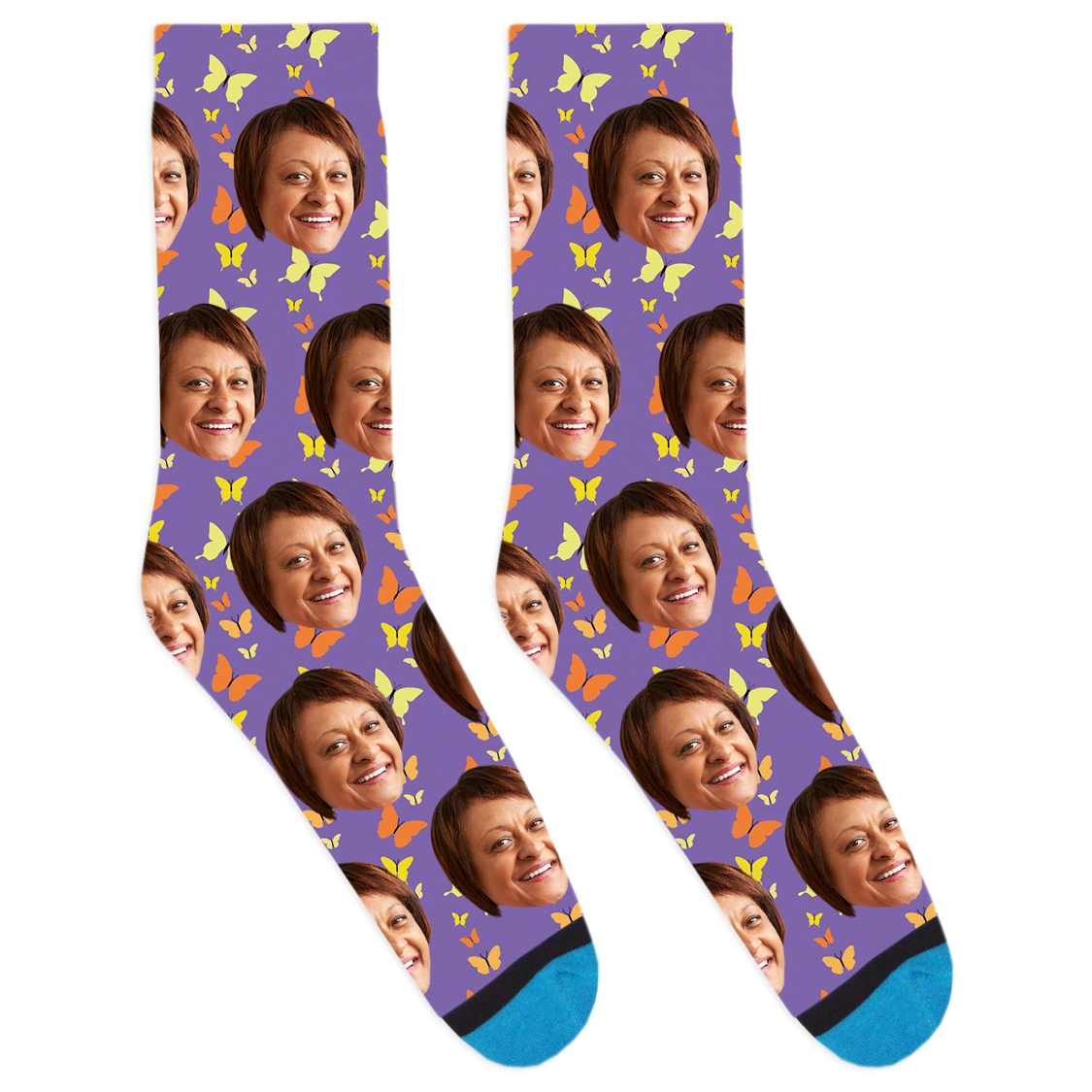 Custom Butterflies Socks