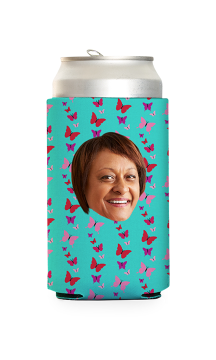 Custom Butterflies Can Cooler
