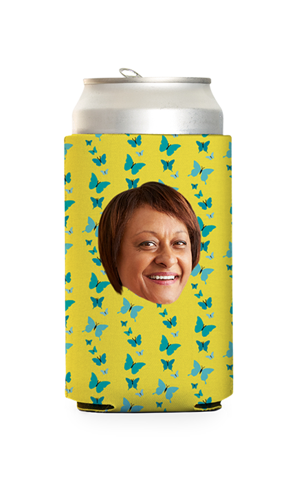 Custom Butterflies Can Cooler