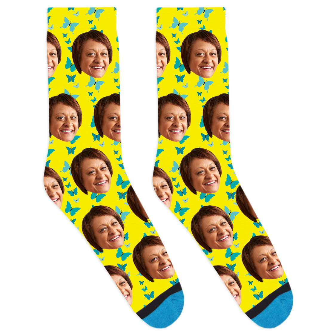 Custom Butterflies Socks