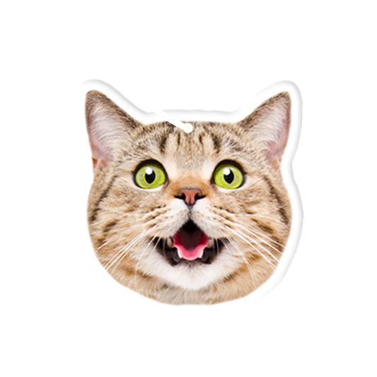 Custom Cat Car Air Freshener