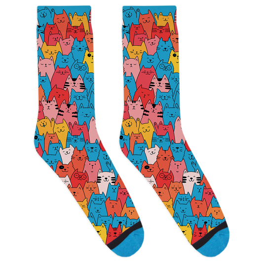 Cat Breeds Socks