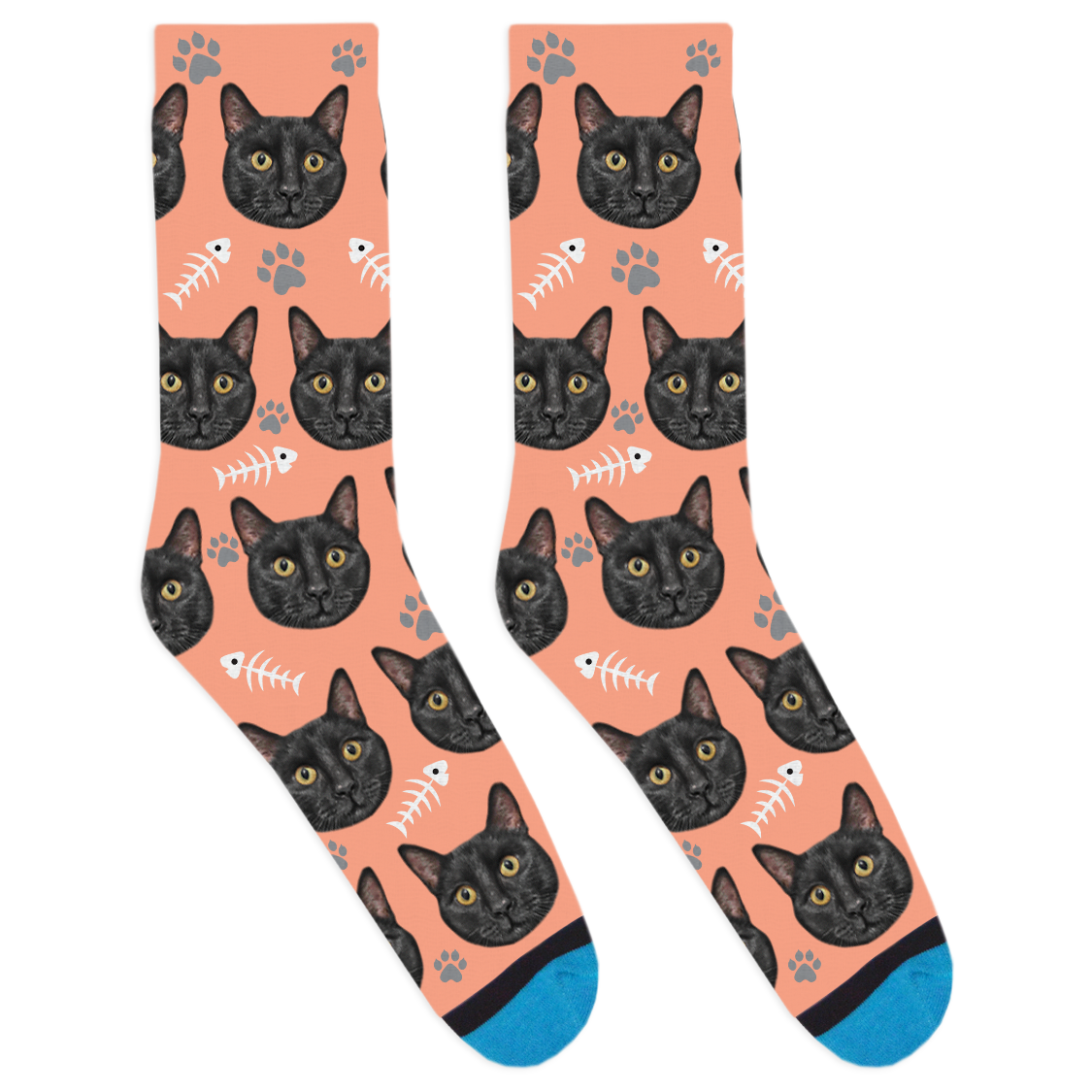 Custom Cat Socks