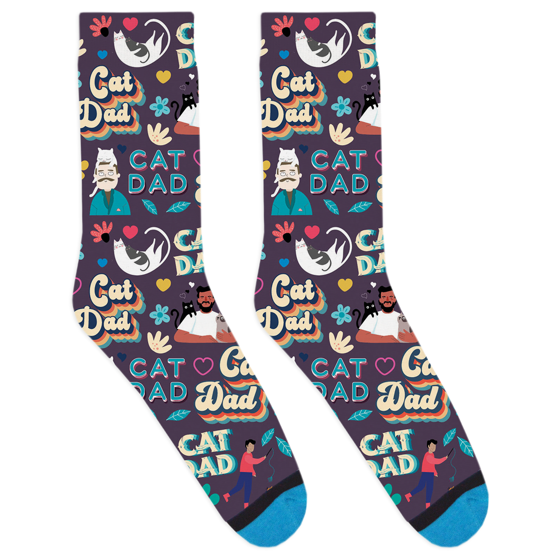 Cat Dad Socks