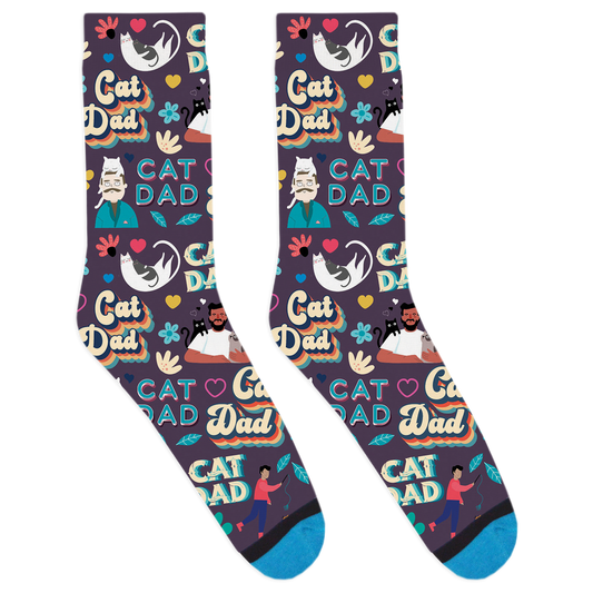 Cat Dad Socks