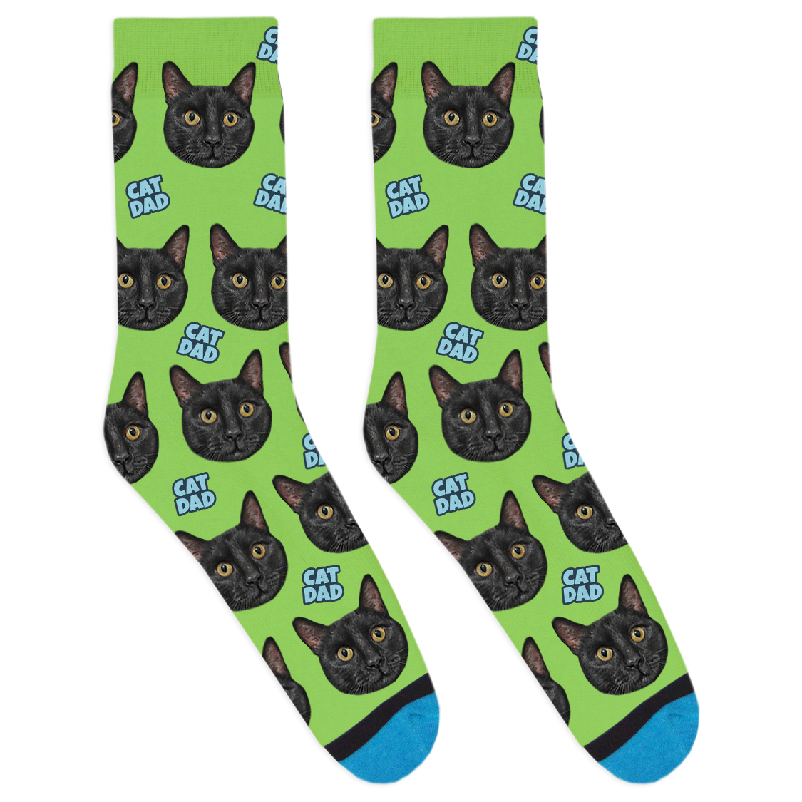 Custom Cat Dad Socks