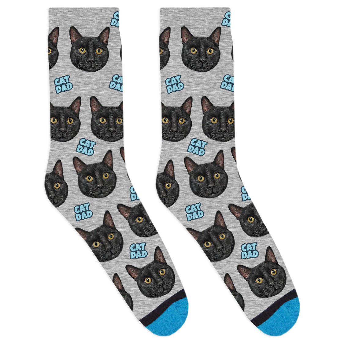 Custom Cat Dad Socks