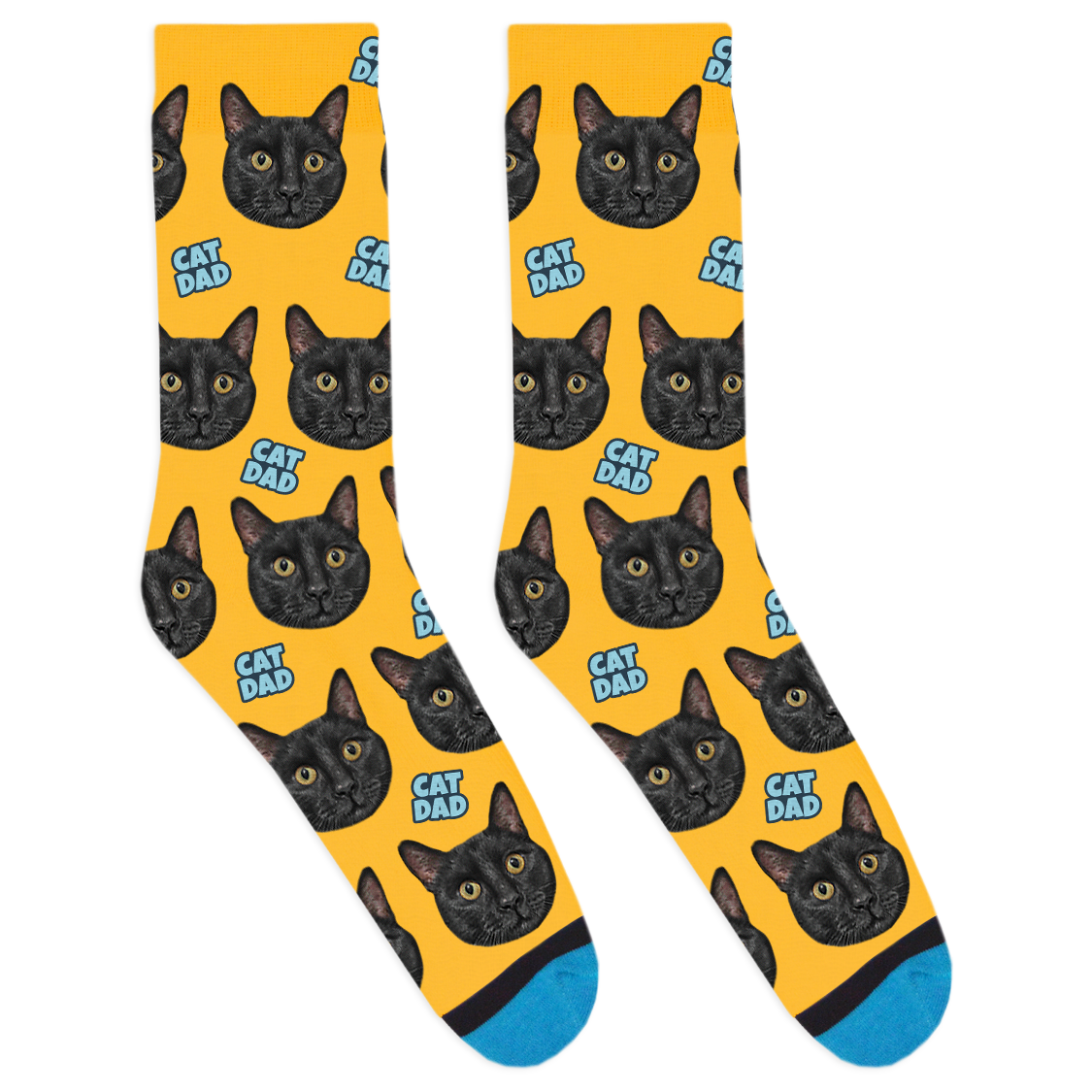 Custom Cat Dad Socks