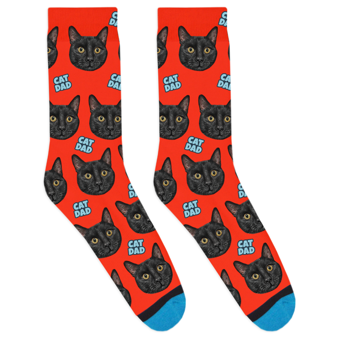 Custom Cat Dad Socks