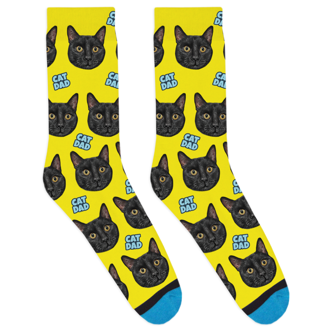 Custom Cat Dad Socks
