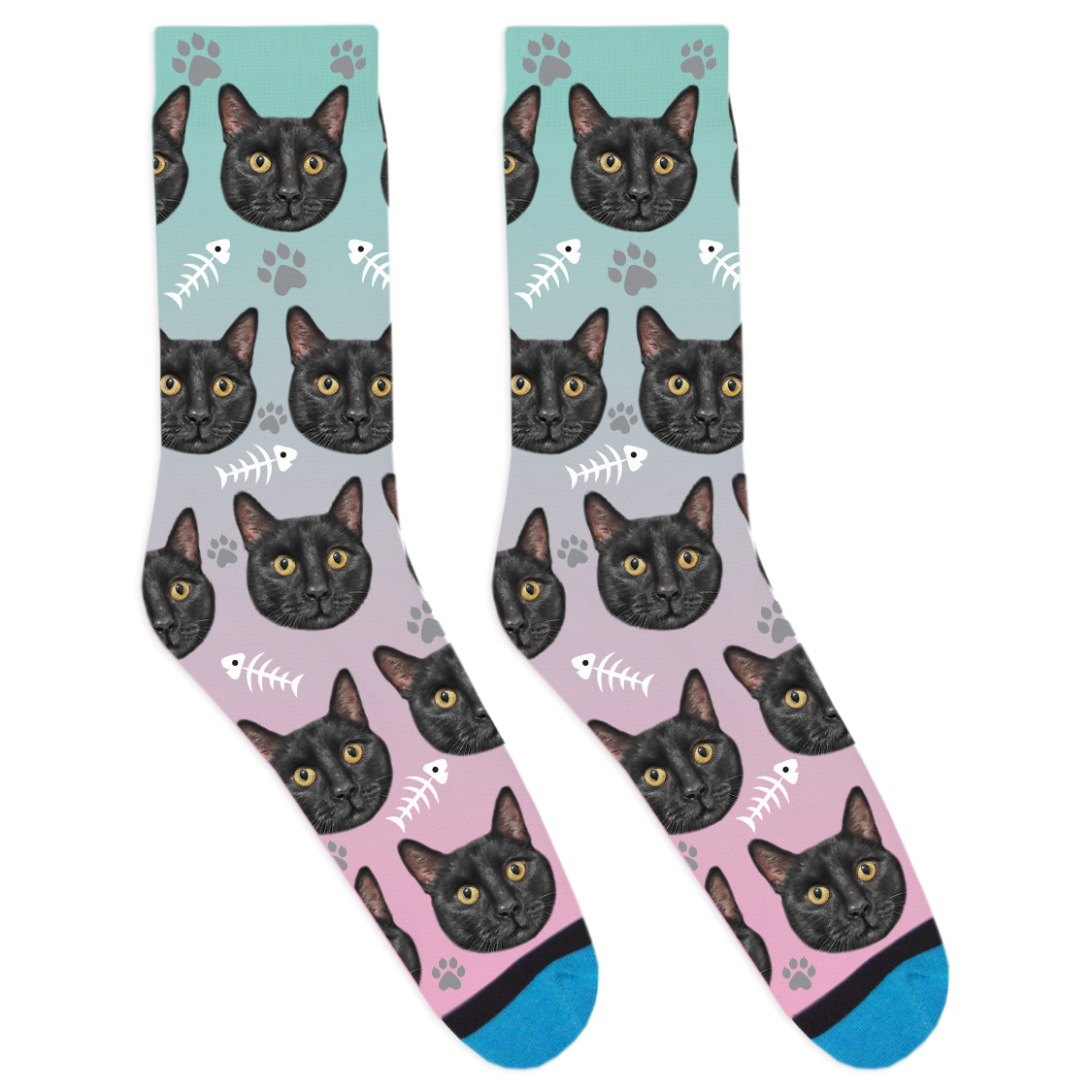 Custom Cat Socks