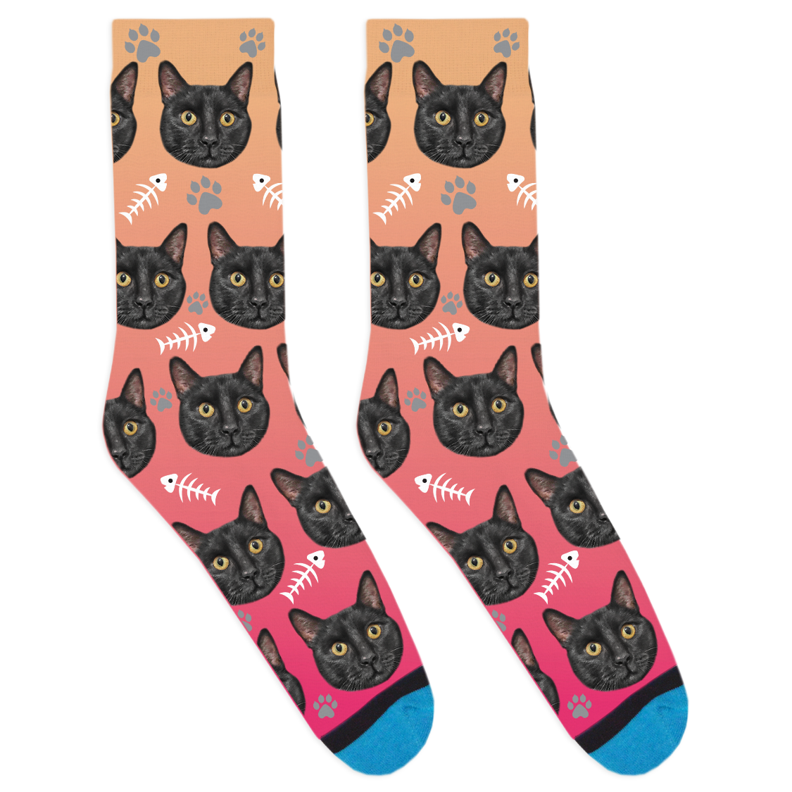 Custom Cat Socks