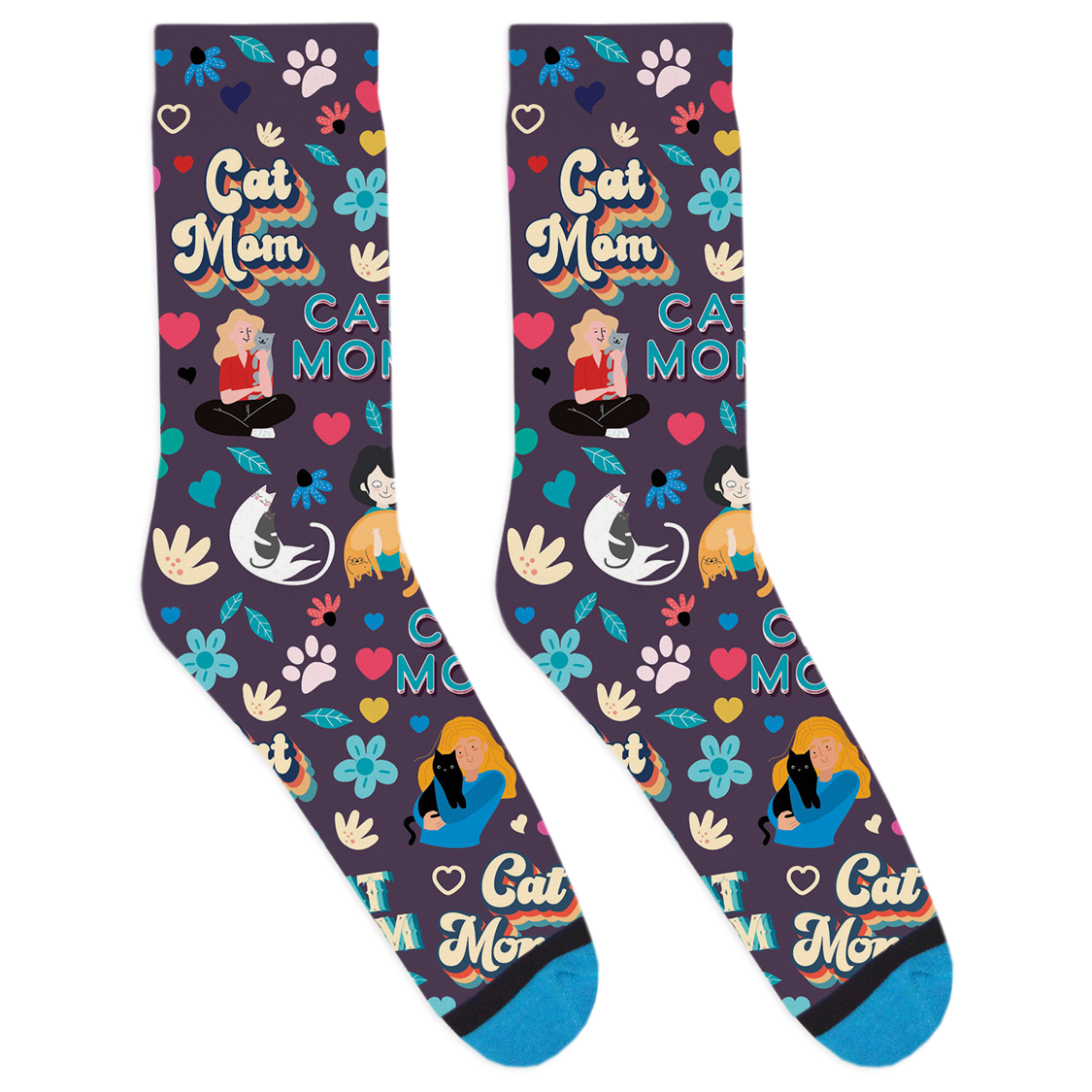 Cat Mom Socks