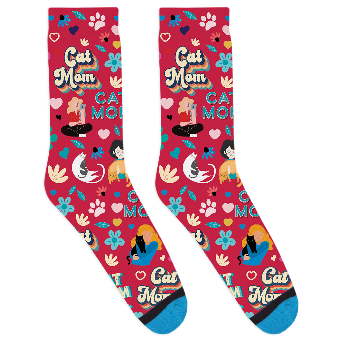 Cat Mom Socks