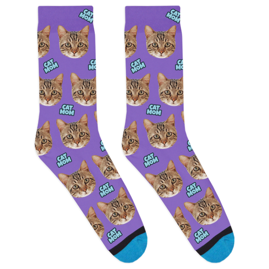 Custom Cat Mom Socks