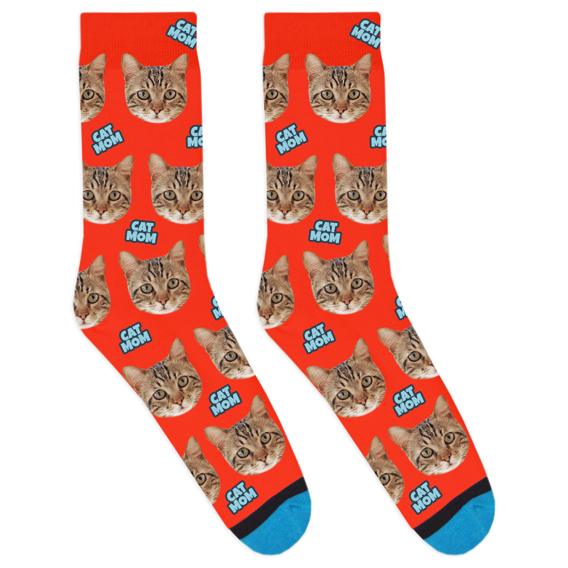 Custom Cat Mom Socks