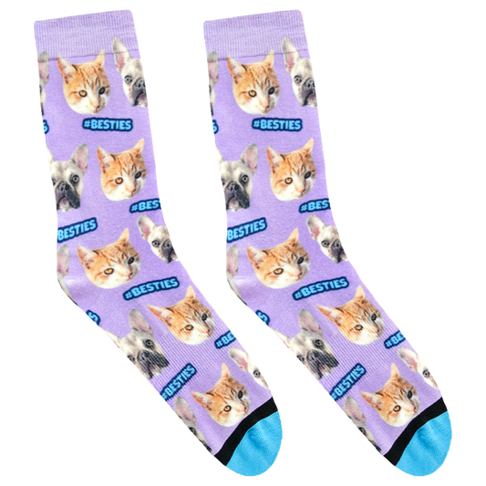 Charlotte and Miss Kitty Besties Socks