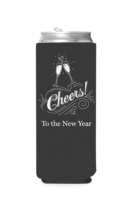 New Year's Cheers Predesigned Can Cooler