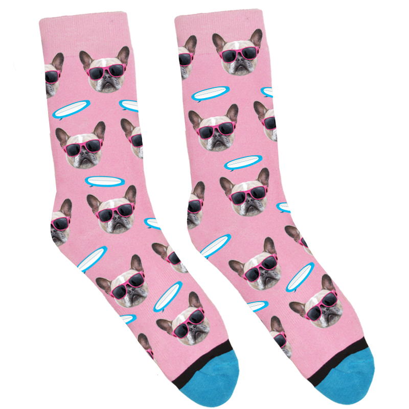 Cherie the Surf Dog Socks