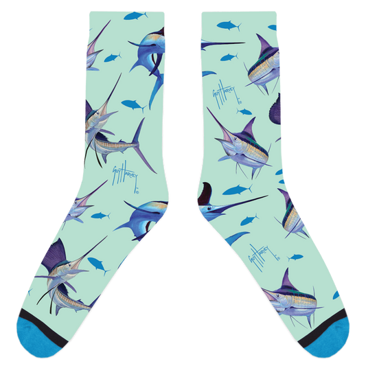 Guy Harvey Classic Multi Billfish Socks