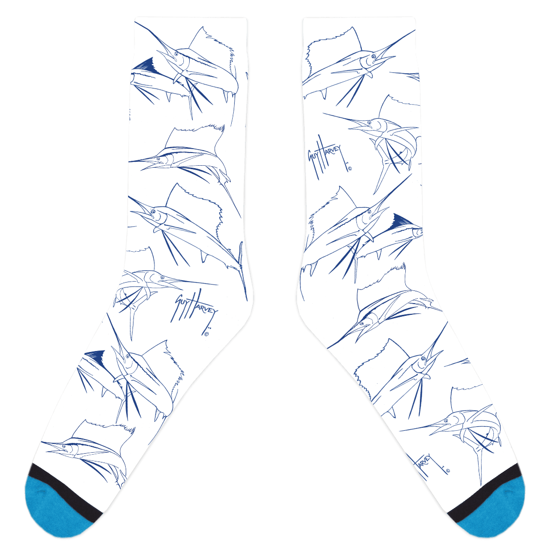 Guy Harvey Classic Sailfish Socks
