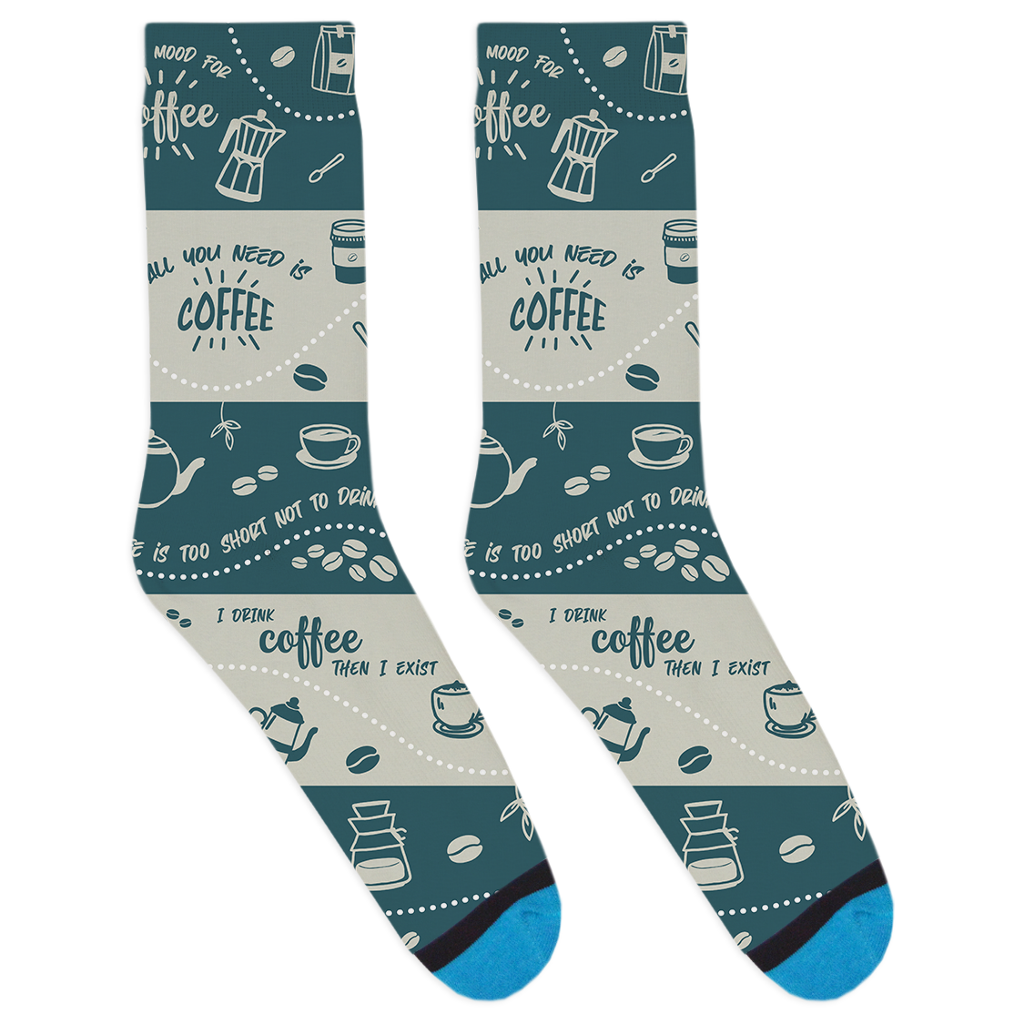 Coffee Stripe Socks